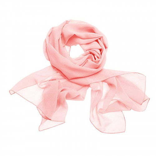 Silk Feeling Scarf 90x180cm 1pc Pink