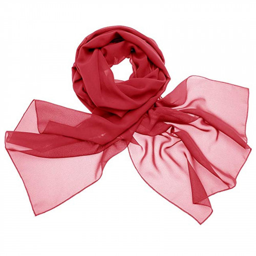 Foulard Sensation Soie 90x180cm 1pc Rouge