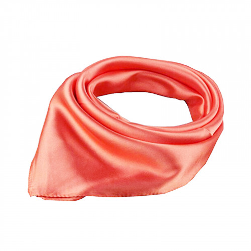 Scarf 90x90cm Single Color 1pc Peach