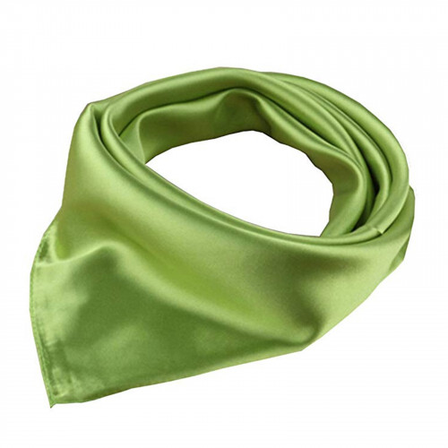 Single color scarf 90x90cm 1pc Acid Green