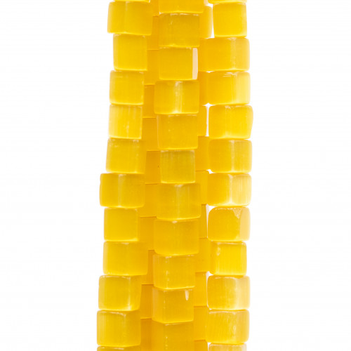 Occhio Di Gatto Cubo 6mm Giallo