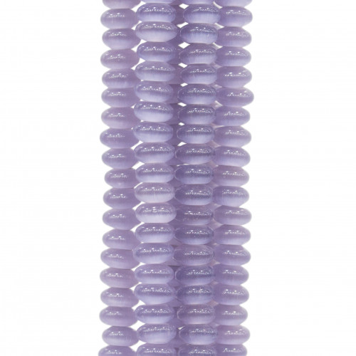 Cat's Eye Washers 8x4mm Lilac