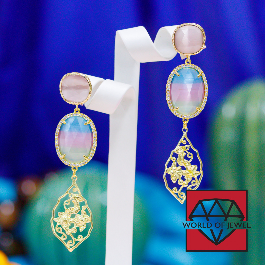 S leaf on sale cat earrings