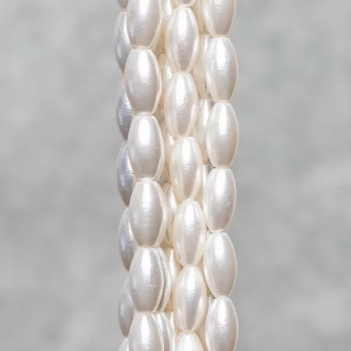 Perle di Maiorca Bianca Riso 5x10mm-PERLE BIANCHE | Worldofjewel.com