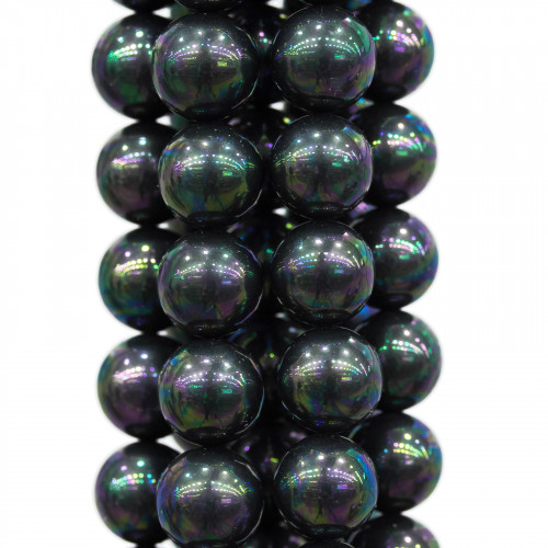 Perle di Maiorca Grigio Tahiti Tondo Liscio 12mm