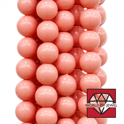 Pink Mallorca Pearls Round Smooth 04mm