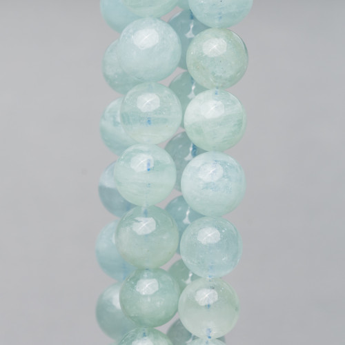 Aquamarine Milk Round Smooth (ASL) 10mm