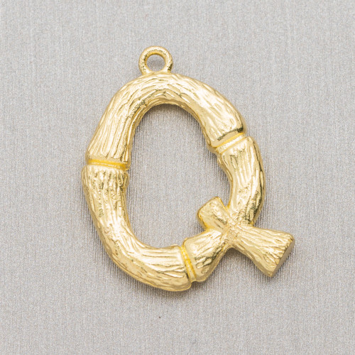 Componente colgante de letra del alfabeto de bronce 15 piezas 15-24 mm Q