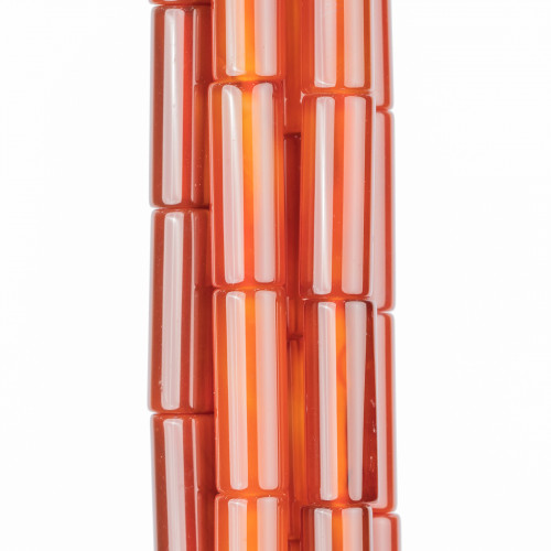 Red Carnelian Cylinder 10x30mm