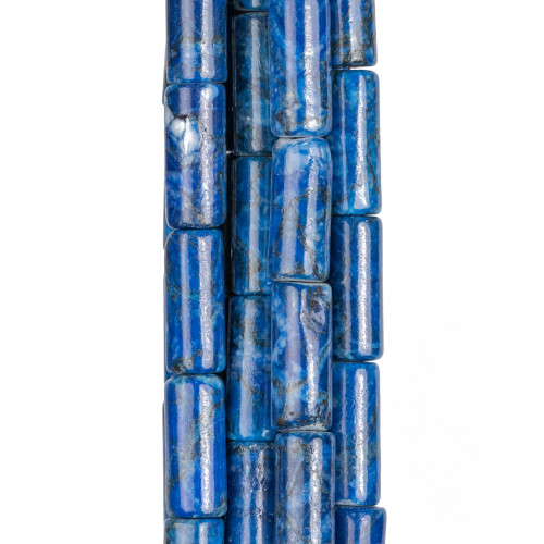 Imperial Blue Jasper Smooth Cylinder 7x18mm