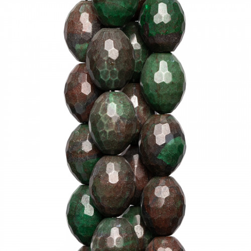 Τουρμαλινωμένο Ρύζι Jasper Faceted 13x18mm