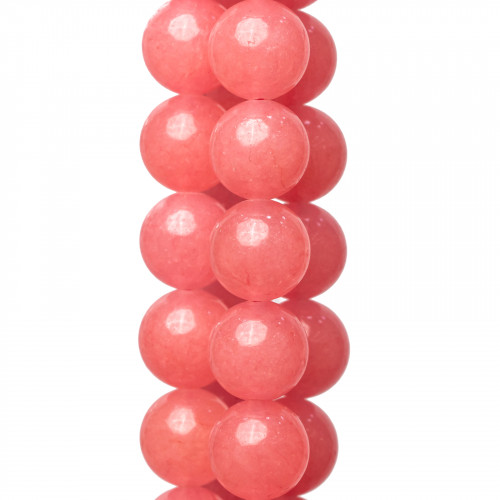 Rhodochrosite Jade Round Smooth 18mm