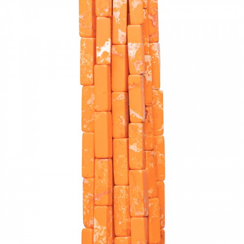 Orange Magnesite Paste Parallelepiped Tube 4x13mm