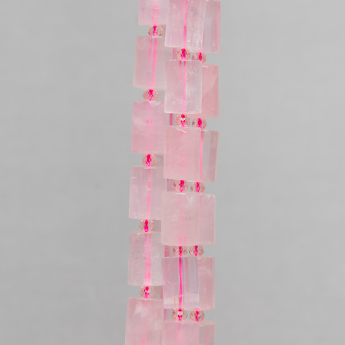 Κύλινδρος Rose Quartz Prism Faceted 10x14mm