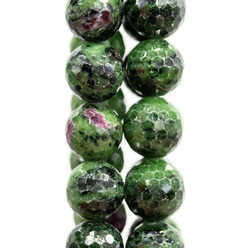 Green Rubizoisite Faceted 14mm