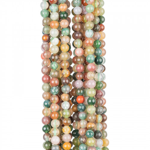 Indian Agate Round Smooth 03mm