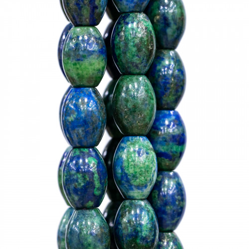 Lapis Lazuli Afghanistan (Chrysocolla) Rice 10x14mm