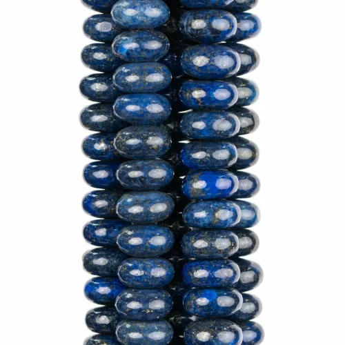 Lapislazzuli Blu Grezzo Rondelle 10x5mm-LAPISLAZZULI BLU GREZZO | Worldofjewel.com