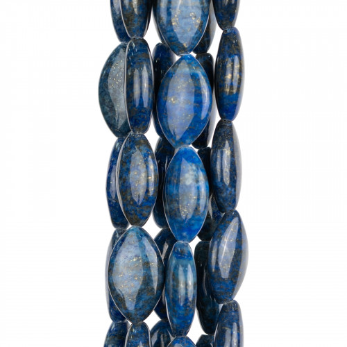 Lapis Lazuli Natural Blue Rice Plate 11x18mm