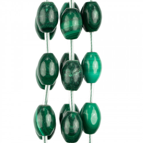 Malachite Barrel 10.5x15mm