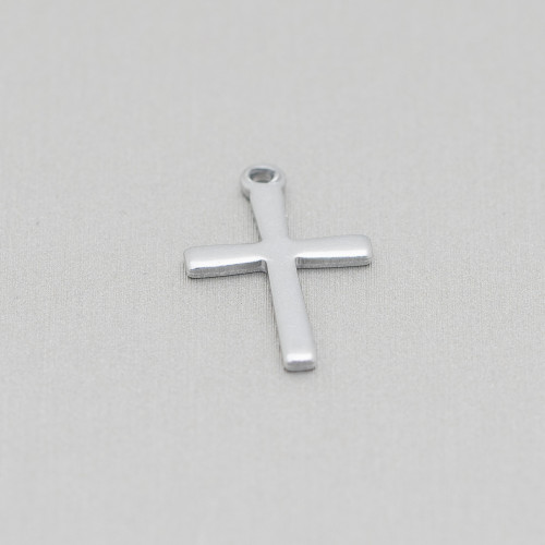 316 Steel Pendant Component Cross Pendant 12x20mm 100pcs