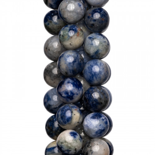 Rough Sodalite Round Smooth 10mm Clear