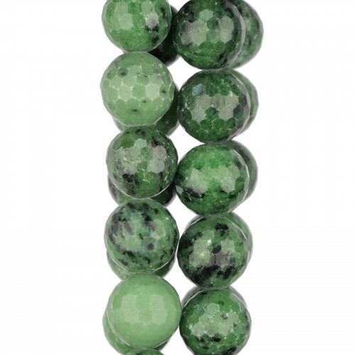 Rubizoisite First Choice Green Faceted (AQW) 14mm