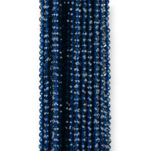 Synthetische Zirkone, facettierter Saphir im Diamantschliff, 2,5 mm