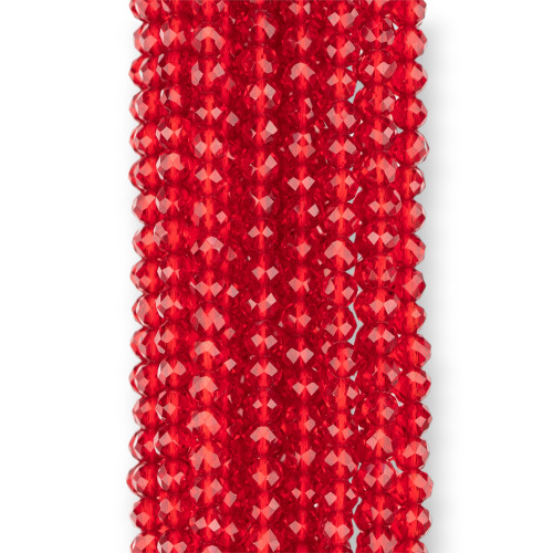Circonitas Sinteticas Talla Diamante Facetadas 3mm Rojo
