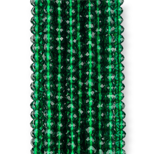 Συνθετικά Ζιργκόν Faceted Diamond Cut 3mm Emerald