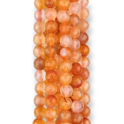 Multicolor Faceted Carnelian 06mm