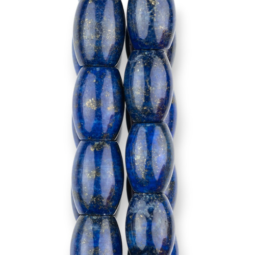 Blue Lapis Lazuli Reinforced Barrel 13x18mm