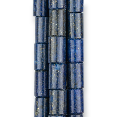Μπλε Lapis Lazuli Ενισχυμένος κύλινδρος 08x12mm