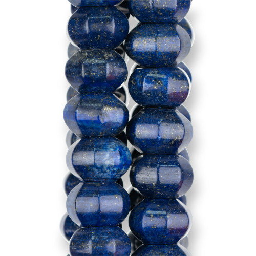 Μπλε Lapis Lazuli Ενισχυμένο Πεπόνι 15x10mm