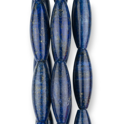 Lapis Lazuli Blue Reinforced Rice 10x30mm