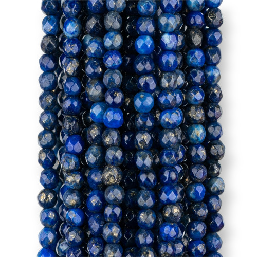 Reinforced Blue Lapis Lazuli Faceted 03mm