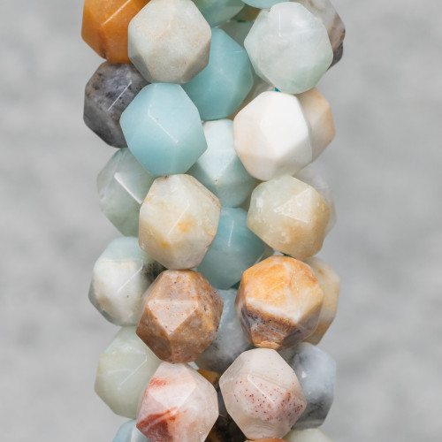 Amazonite Multicolor Icosahedron 10mm