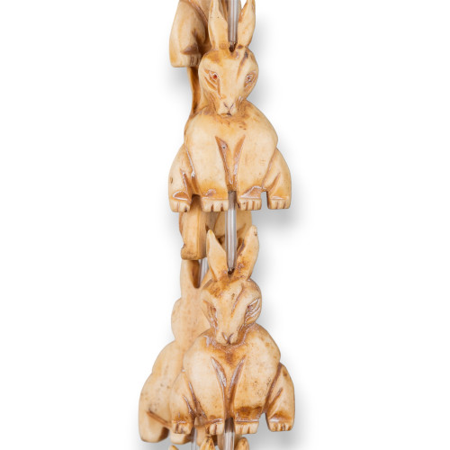 Bone Mixed Shapes 7pcs - Rabbit 29x52mm