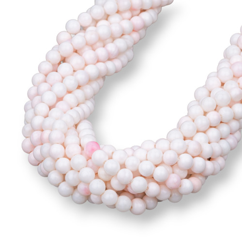 Smooth Round Pink Shell 04mm