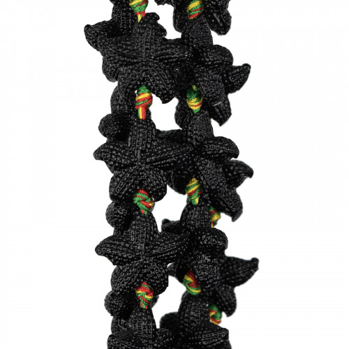 Resin Starfish 20mm 16pcs Black