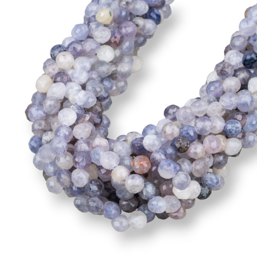 Iolite Drops Briolette Faceted MachineCut 5-6mm