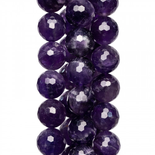 Faceted Amethyst 14mm