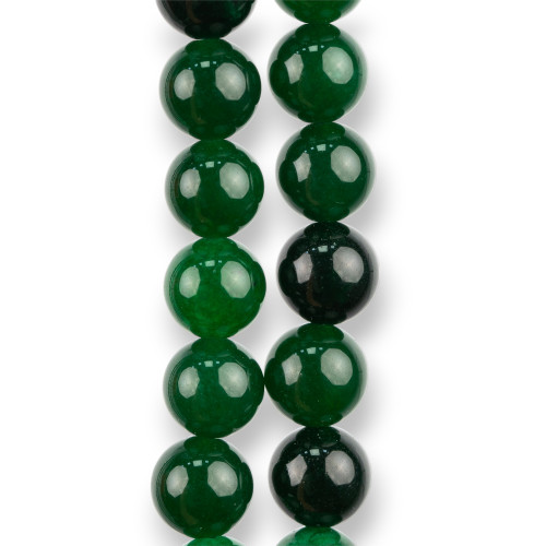 Burma Jade Round Smooth 12mm 108 Έντονες Μπάλες