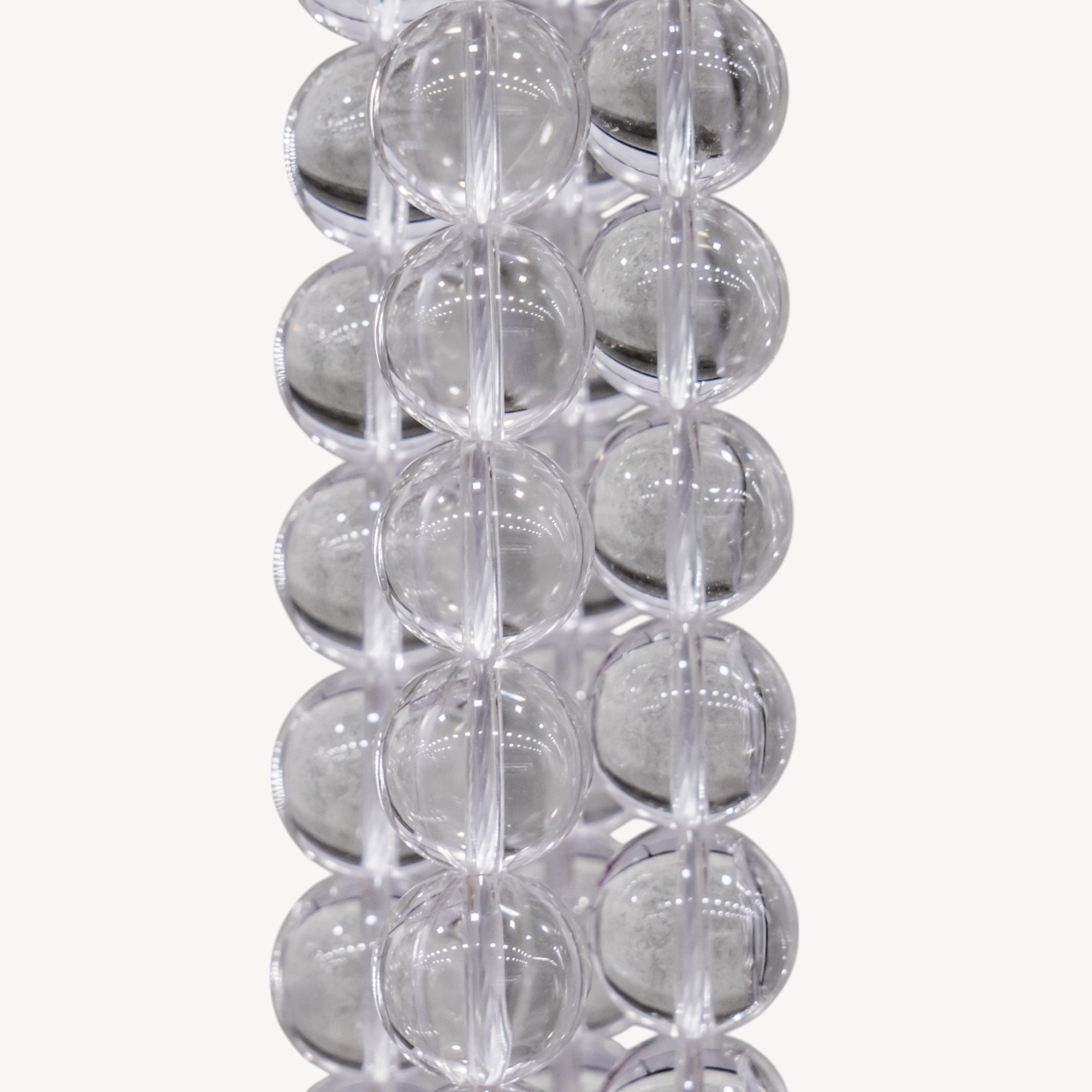 Cristallo di Rocca Tondo Liscio 14mm