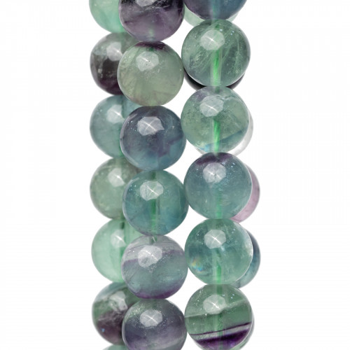 Green Fluorite Round Smooth 10mm