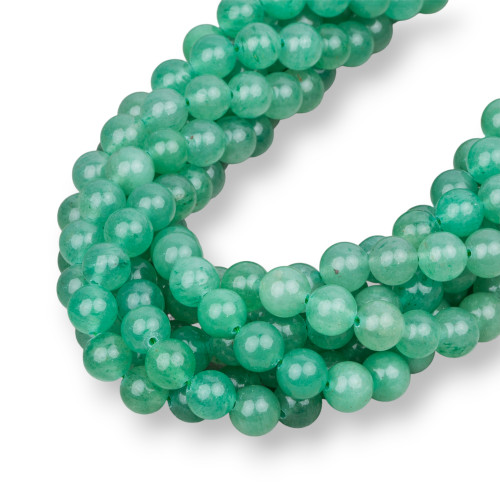 Green Aventurine Round Smooth 08mm