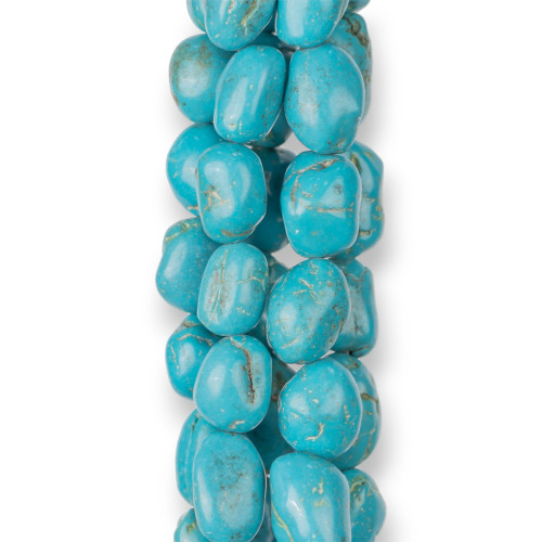 Aulite Turquoise Tumbled Stone 12-16mm