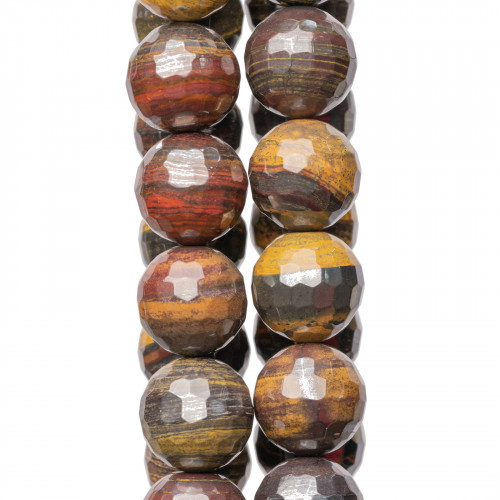 Iron Tiger Eye Faceted 20mm