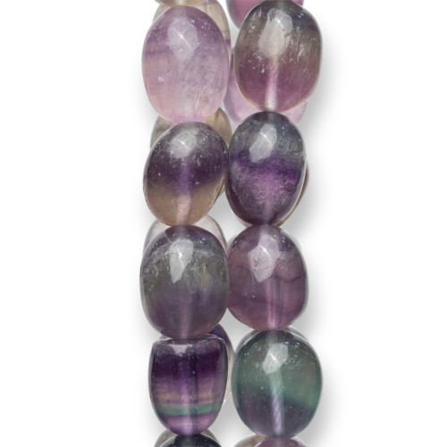 Fluorite Viola Sasso Burattato 11-13mm