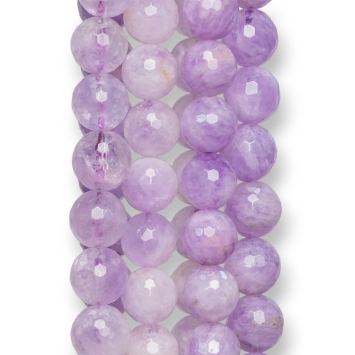 Lavender Amethyst Faceted 08mm Raw